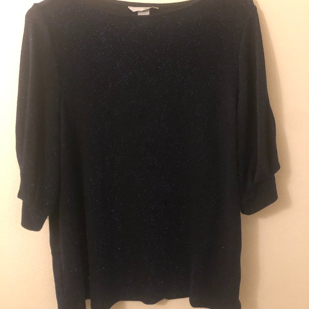 H&M Women's Sparkly Flowy Knit Top